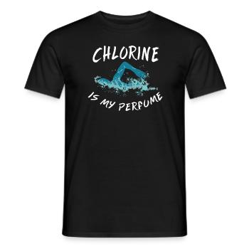 Le chlore est mon cadeau de parfum - T-shirt homme - noir - Devant - AI Model Male 178 light (178cm)