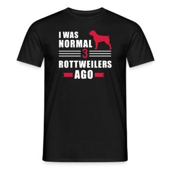 Rottweiler - T-shirt homme - noir - Devant - AI Model Male 178 light (178cm)