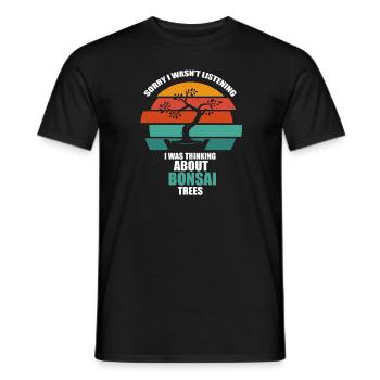 Bonsai - Men's T-Shirt - black - Front - AI Model Male 178 light (178cm)