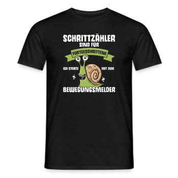 Lustige Sprüche Schnell Langsam Faul Relax - Männer T-Shirt - Schwarz - Vorne - AI Model Male 178 light (178cm)