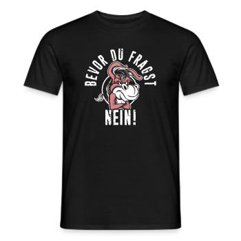 Lustiger Spruch mit Einhorn - Männer T-Shirt - Schwarz - Vorne - AI Model Male 178 light (178cm)