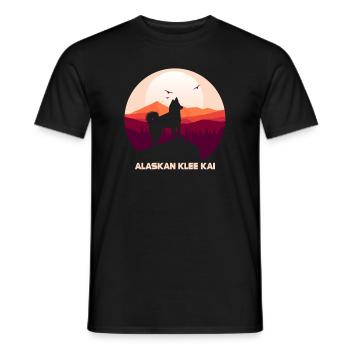 Quai de trèfle de l’Alaska - T-shirt homme - noir - Devant - AI Model Male 178 light (178cm)