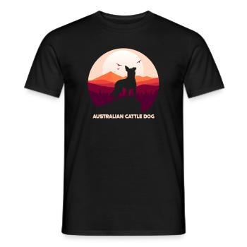 Bouvier australien - T-shirt homme - noir - Devant - AI Model Male 178 light (178cm)