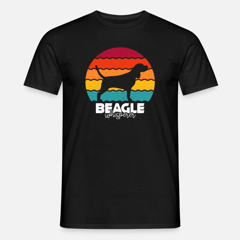 Beagle - Hunde Geschenk - Männer T-Shirt - Schwarz