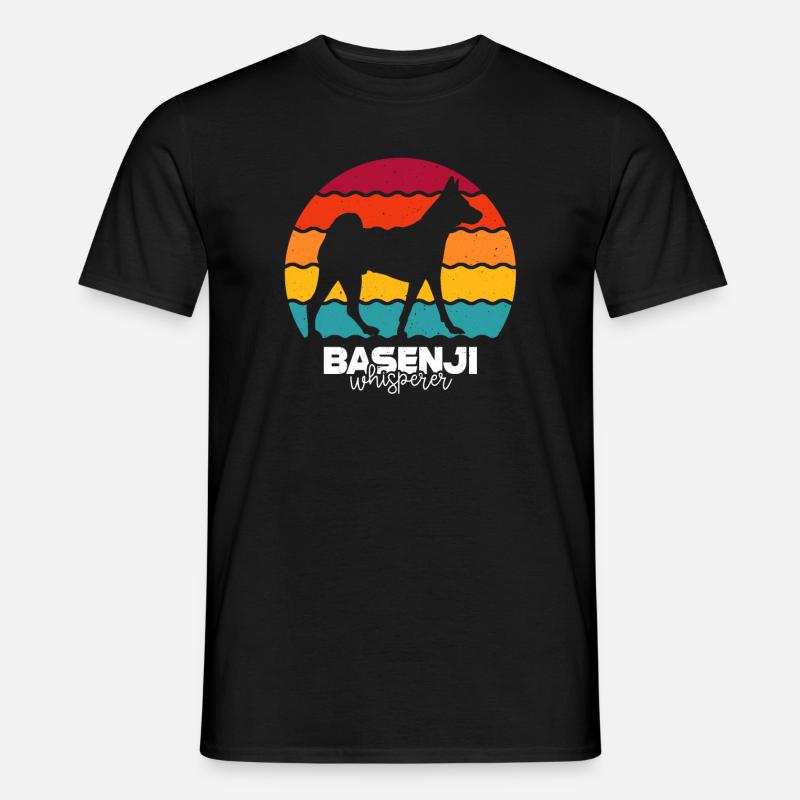 Basenji - Männer T-Shirt - Schwarz