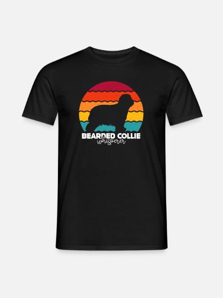 Bearded Collie - Männer T-Shirt - Schwarz