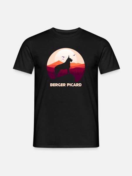 Berger de Picardie - Berger Picard - Men's T-Shirt - black