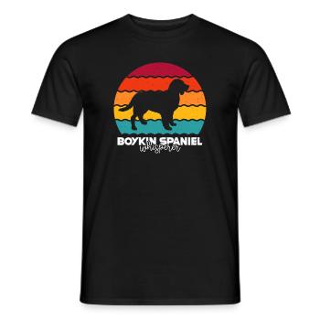 Épagneul Boykin - T-shirt homme - noir - Devant - AI Model Male 178 light (178cm)
