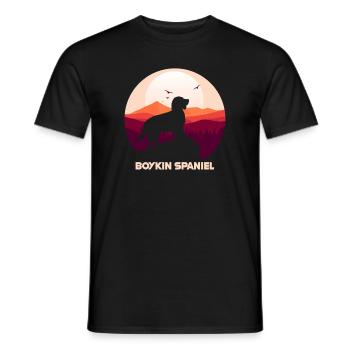 Épagneul Boykin - T-shirt homme - noir - Devant - AI Model Male 178 light (178cm)