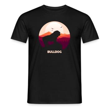Bulldog - Männer T-Shirt - Schwarz - Vorne - AI Model Male 178 light (178cm)