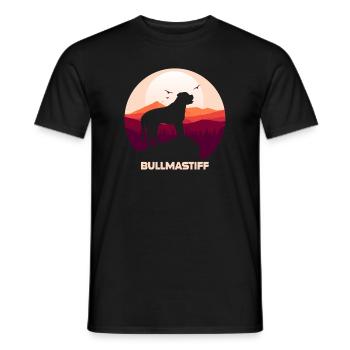 Bullmastiff - Men's T-Shirt - black - Front - AI Model Male 178 light (178cm)