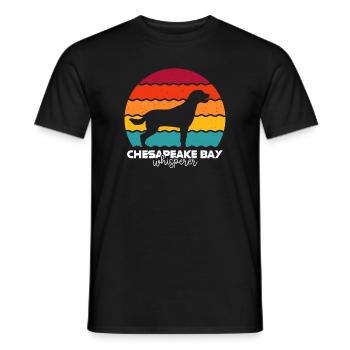 Chesapeake Bay Retriever - Männer T-Shirt - Schwarz - Vorne - AI Model Male 178 light (178cm)