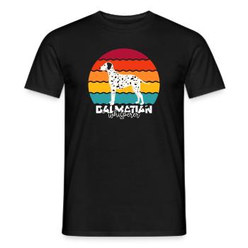 Dalmate - T-shirt homme - noir - Devant - AI Model Male 178 light (178cm)