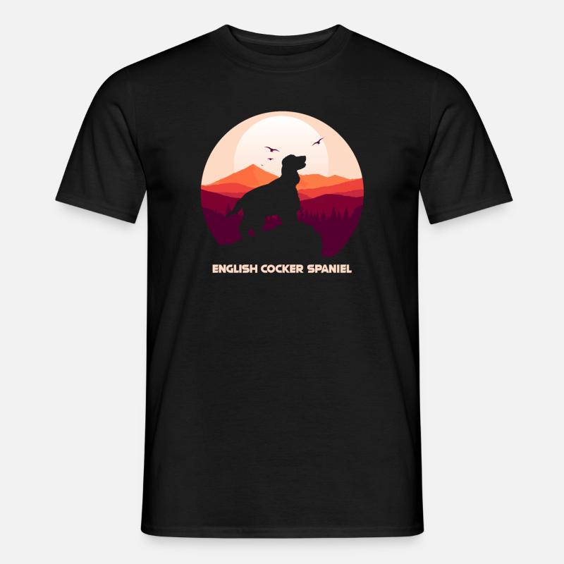 Deutsch Cocker Spaniel - T-shirt homme - noir