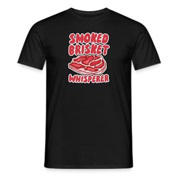 Geräucherter Rinderbrustflüsterer - Männer T-Shirt - Schwarz - Vorne - AI Model Male 178 light (178cm)