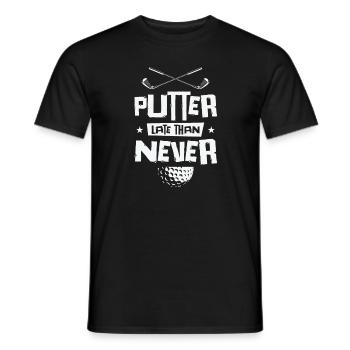 Golfspieler Golfplatz Golfer - Männer T-Shirt - Schwarz - Vorne - AI Model Male 178 light (178cm)
