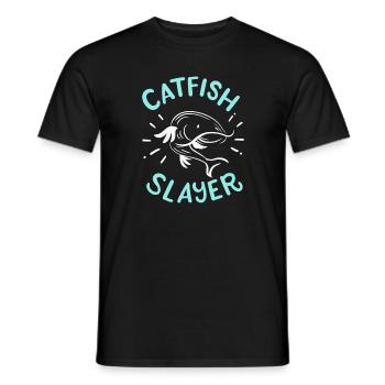 Wels-Töter - Männer T-Shirt - Schwarz - Vorne - AI Model Male 178 light (178cm)