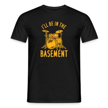 Ich werde im Keller sein - Männer T-Shirt - Schwarz - Vorne - AI Model Male 178 light (178cm)