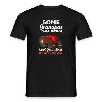 Einige Großväter spielen Bingo Coole Großväter fah - Männer T-Shirt - Schwarz - Vorne - AI Model Male 178 light (178cm)