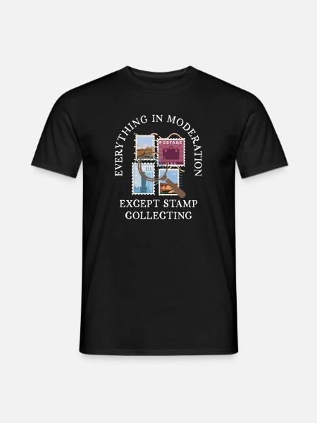 Alles in Maßen - Männer T-Shirt - Schwarz