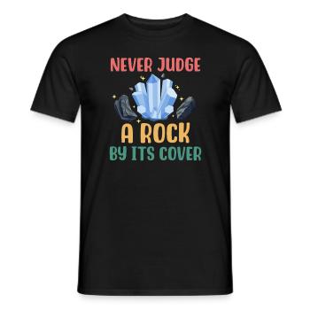 Beurteile einen Stein nie nach seiner Hülle - Männer T-Shirt - Schwarz - Vorne - AI Model Male 178 light (178cm)