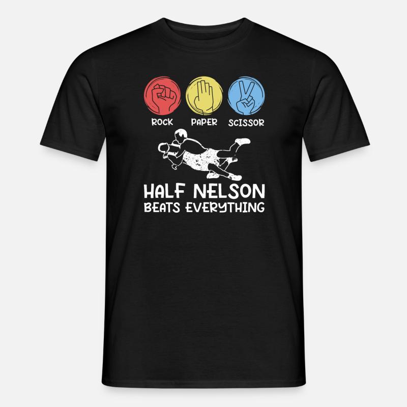 Stein, Papier, Schere - Männer T-Shirt - Schwarz