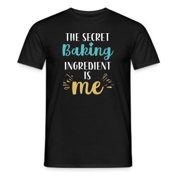 Die geheime Zutat zum Backen bin ich - Männer T-Shirt - Schwarz - Vorne - AI Model Male 178 light (178cm)