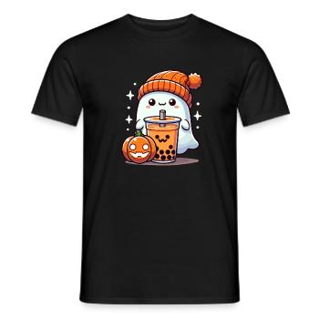 Halloween Kostüm Ghost Sweets Tee - Männer T-Shirt - Schwarz - Vorne - AI Model Male 178 light (178cm)