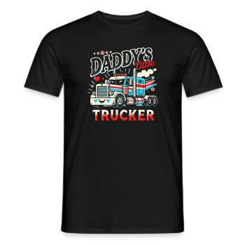 Daddys kleiner Trucker - Männer T-Shirt - Schwarz - Vorne - AI Model Male 178 light (178cm)