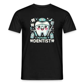 Zukünftige Zahnärztin - Männer T-Shirt - Schwarz - Vorne - AI Model Male 178 light (178cm)