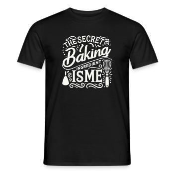 Die geheime Zutat zum Backen bin ich - Männer T-Shirt - Schwarz - Vorne - AI Model Male 178 light (178cm)