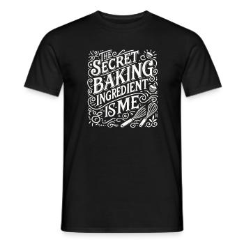 Die geheime Zutat zum Backen bin ich - Männer T-Shirt - Schwarz - Vorne - AI Model Male 178 light (178cm)