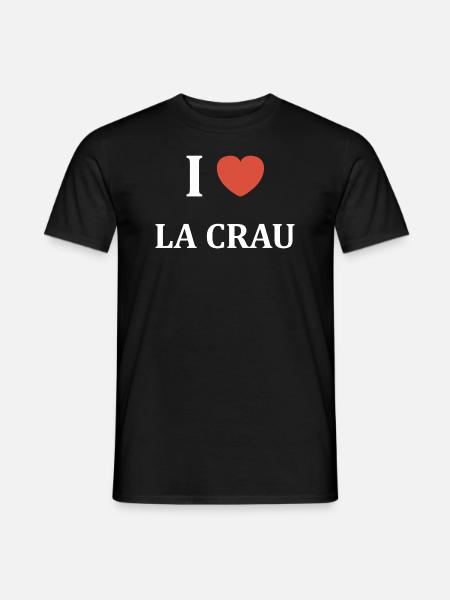 i love La Crau - T-shirt homme - noir