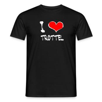 I Love Andr, - T-shirt homme - noir - Devant - AI Model Male 178 light (178cm)
