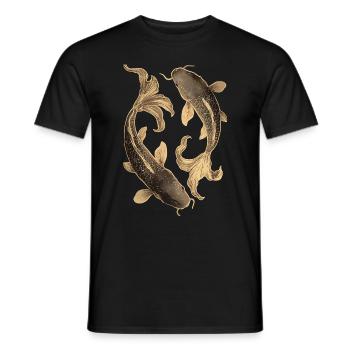 Koi - T-shirt homme - noir - Devant - AI Model Male 178 light (178cm)