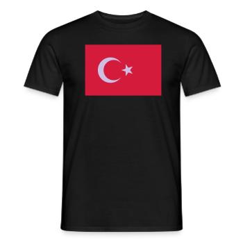 Turkey - Men's T-Shirt - black - Front - AI Model Male 178 light (178cm)