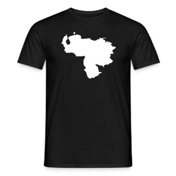 Venezuela - Men's T-Shirt - black - Front - AI Model Male 178 light (178cm)