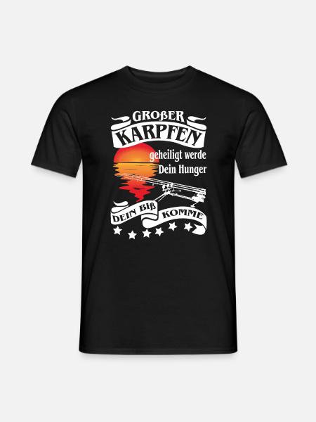 Großer Karpfen - Männer T-Shirt - Schwarz