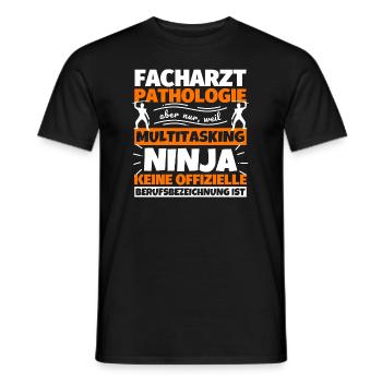 Facharzt Pathologie - Männer T-Shirt - Schwarz - Vorne - AI Model Male 178 light (178cm)