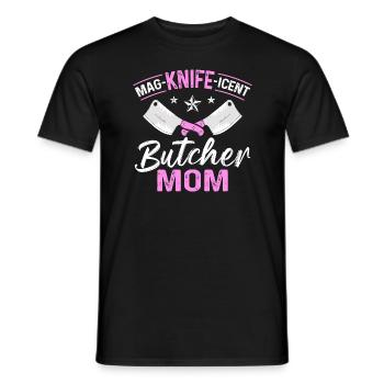 Butcher Butcher Butcher Butcher’s Gift - T-shirt homme - noir - Devant - AI Model Male 178 light (178cm)
