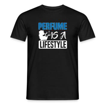 Parfüm Fragrance Perfüm Perfume Parfum Duft - Männer T-Shirt - Schwarz - Vorne - AI Model Male 178 light (178cm)