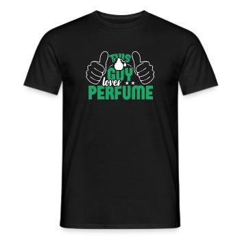 Parfüm Fragrance Perfüm Perfume Parfum Duft - Männer T-Shirt - Schwarz - Vorne - AI Model Male 178 light (178cm)