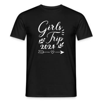 Girls Trip 2024 Girls' Tour Girls' Trip Girls' Trip - Men's T-Shirt - black - Front - AI Model Male 178 light (178cm)