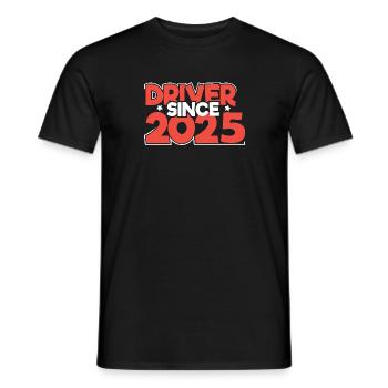Driving License 2025 Driving Test Driving License Test - Men's T-Shirt - black - Front - AI Model Male 178 light (178cm)