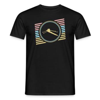 Rudern - Männer T-Shirt - Schwarz - Vorne - AI Model Male 178 light (178cm)