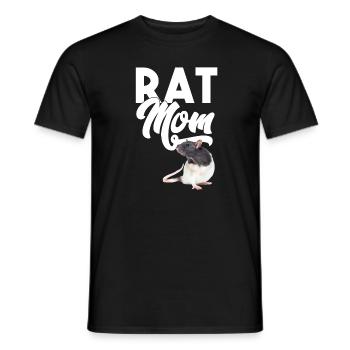 Ratte - Ratte Mama - Männer T-Shirt - Schwarz - Vorne - AI Model Male 178 light (178cm)