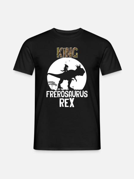 King Frérosaurus Rex - T-shirt homme - noir