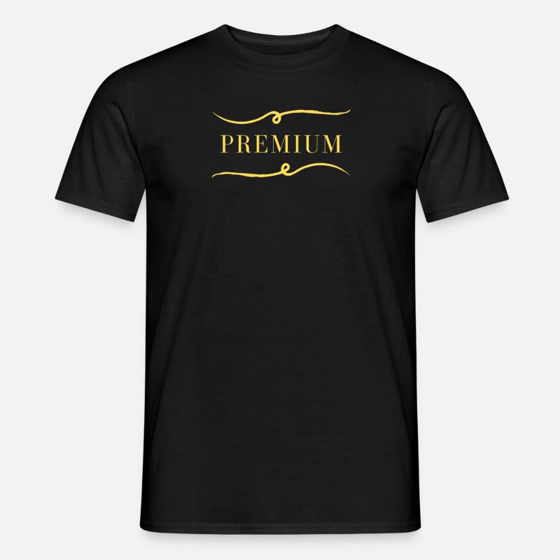 Premium - Männer T-Shirt - Schwarz