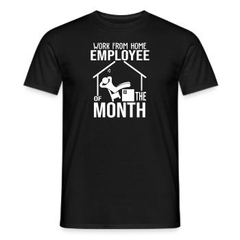 Home Office Lustig - Männer T-Shirt - Schwarz - Vorne - AI Model Male 178 light (178cm)