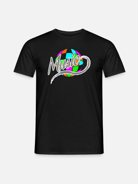 DJ - Men's T-Shirt - black